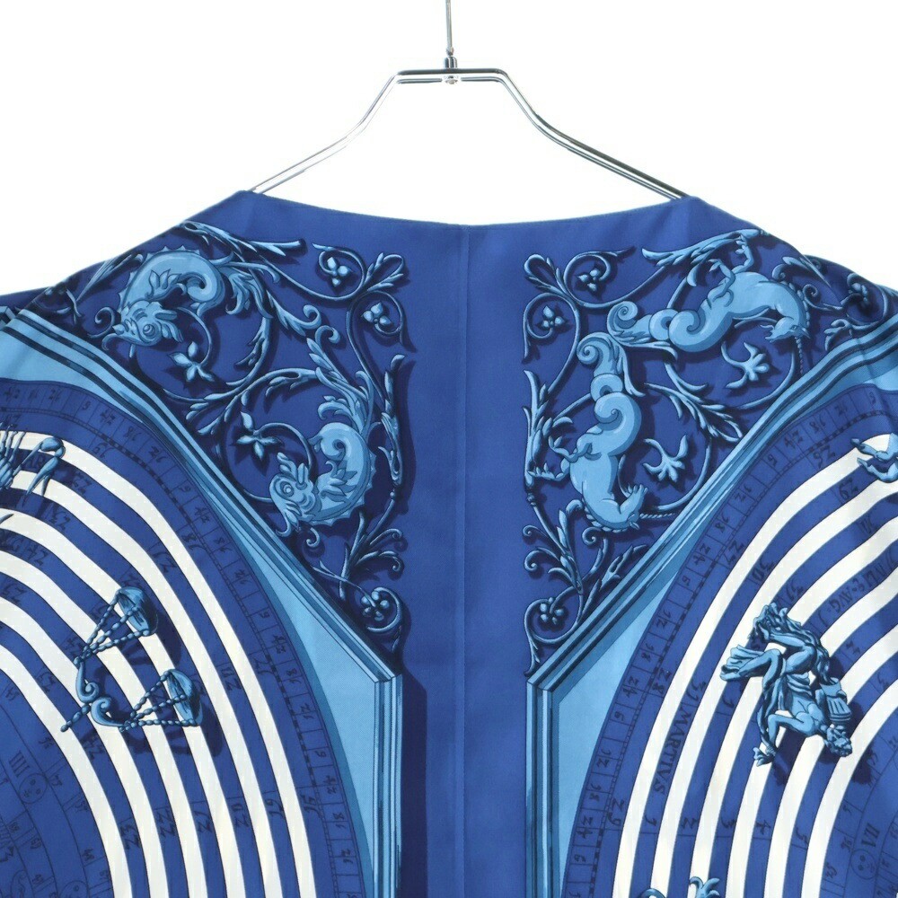 HERMES Size36 Constellation Pattern Silk Scarf Sh… - image 4