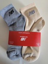New Balance Womens 8pk Cushioned Ankle Socks Arch Support MEDIUM Size 6-10 NWT