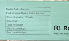 Wea Hea Electric Callus Remover Green, 3 Roller Heads, Light, 2-Speed