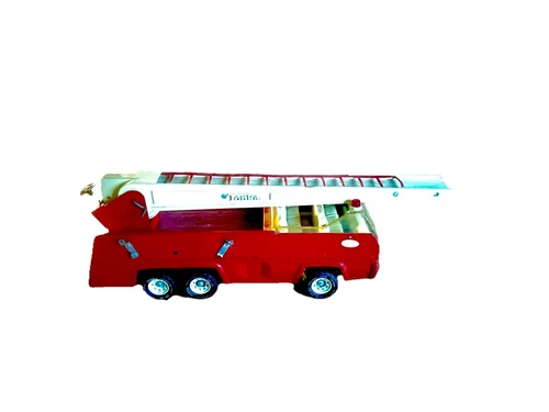 Vintage 1970's Steel Tonka Aerial Swivel Ladder Fire Truck XR-101