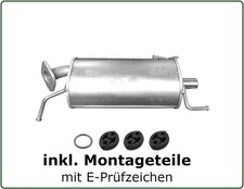 Endschalldämpfer SUZUKI SPLASH EX 1.3 CDTI + SWIFT III 1.3 DDiS Auspuff Endtopf