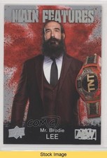 2021 AEW All Elite Wrestling Main Features Silver Mr Brodie Lee #MF-30 READ 6o2