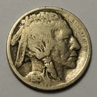 #3 nicer low mintage Very Good++ 1915 S Buffalo Head Nickel