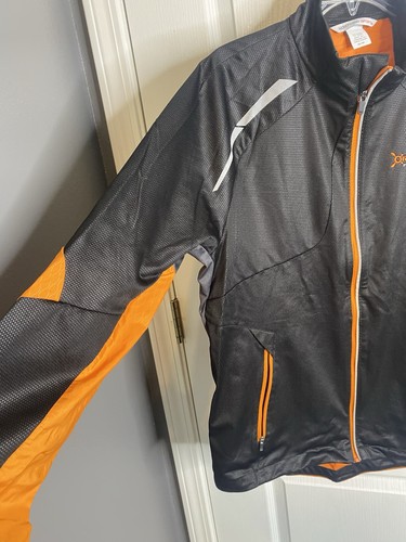 Orange Theory Fitness Black Windbreaker Jacket Lightweight Reflective Men's M - Picture 2 of 16