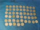 50-US Coins SILVER MERCURY DIMES 5.00$ Face Value Various Dates lot 2