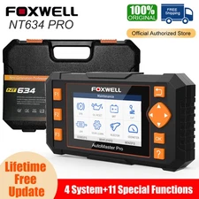 FOXWELL NT634 Fit For Nissan Car OBD2 Scanner Diagnostic Tool SRS ABS EPB Reset