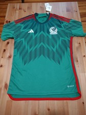 Mexico Soccer Jersey, Mens Size M, Green, Adi...