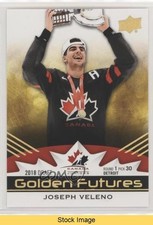2020 Upper Deck Team Canada Juniors Golden Futures Joe Veleno Joseph READ 0qr0