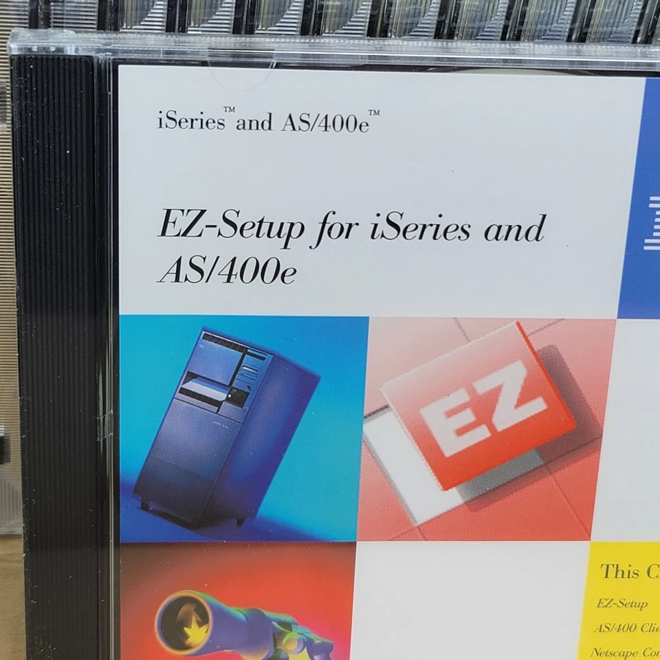 IBM EZ-Setup iSeries, AS/400e CD-ROM Client Access Express Netscape Communicator - Image 3 of 4