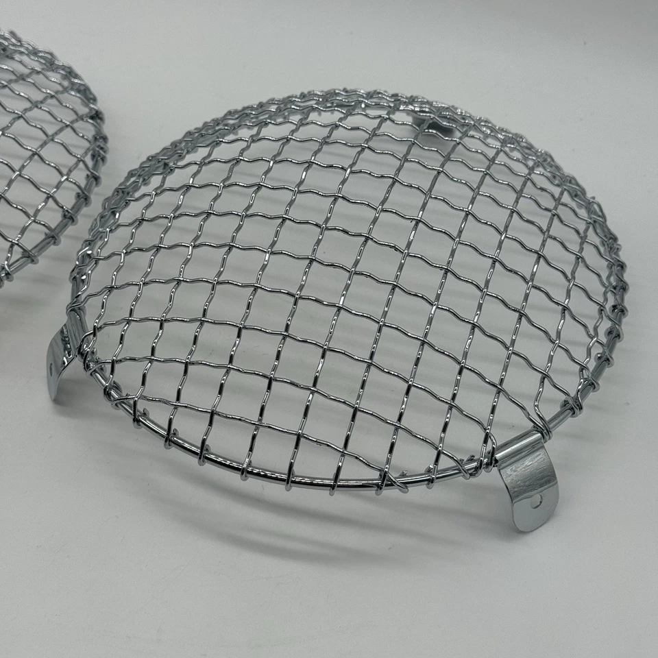 ++NUEVO++ Par de protectores de malla de faros para Porsche 356 PARRILLA DE PIEDRA VW Bug Bus Rock Foto 2 de 4