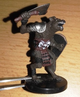  GNOLL  64 FIGUR FIGURE  HARBINGER  2003 WIZARDS  D&D MINIATURES PATHFINDER