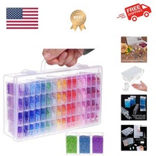 64 Grid Diamond Painting Storage Containers Diamond Art Accessories Tool Box ...