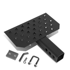 Universal Fit 2" Receiver Trailer Tow Towing Hitch Step Bar Rear Bumper Guard