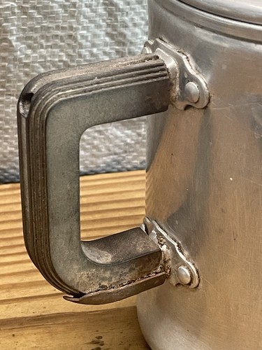 Percolatore caffè vintage metallo 4-6 tazze Premier alluminio con tutti i ricambi - Foto 3 di 10