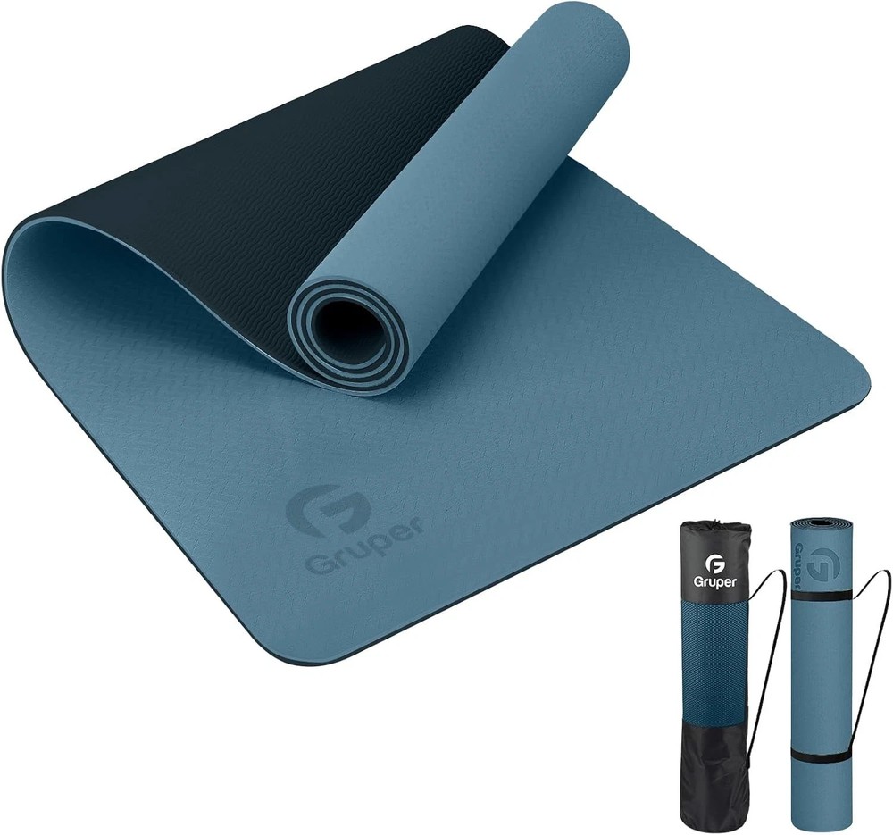 Eco-Friendly Non-Slip Yoga Mat with Carrying Strap for Fitness & Pro Workouts
