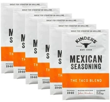 Kinder's (6 Pack) Mexican Seasoning , The Taco Blend .8 Oz Each