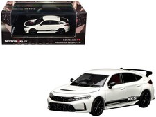 164 Diecast Honda Civic Type R Fl5 Rhd Hks White With Black Stripes Motorheli