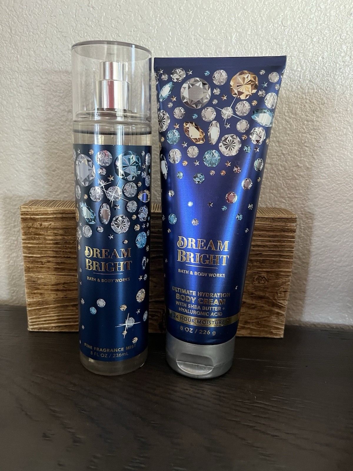Bath & Body Works Dream Bright Body Spray & Mist And Body Cream Set Of 2
