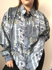 Boomerang 100% Silk Shirt XL Vintage Unisex L...