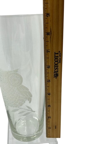 Vintage West Virginia Glass White Puffer Owl Cocktail Shaker Without Lid 9" - Picture 7 of 8