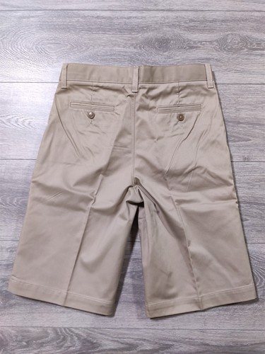 Lands End Shorts Boys 16 Khaki Beige School Uniform Adjustable Bottom Kids - Picture 9 of 9