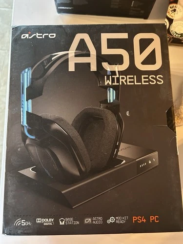 Astro A50 Wireless Headset & Base Station PlayStation/PC Gaming New/Open Box