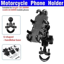 360  Rotation Mobile Phone Holder Handlebar Mount For Motorcycle Bicycle Bike