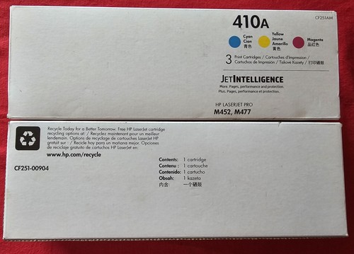 HP 410A Yellow & Magenta Toner Cartridge (CF251AM) HP LASERJET PRO M452 M477 INK - Bild 2 von 13