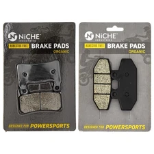 Brake Pad Set for Harley-Davidson Low Rider Deluxe Fat Bob Front Rear Organic