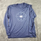 Nike Jordan Shirt Men's XL Blue North Carolina Tar Heels T-Shirt Tee NCAA