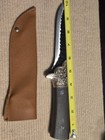  Fixed Blade  Knife 4" Butcher Knife High Carbon Steel Kitchen Knife with Sheath — photo 1