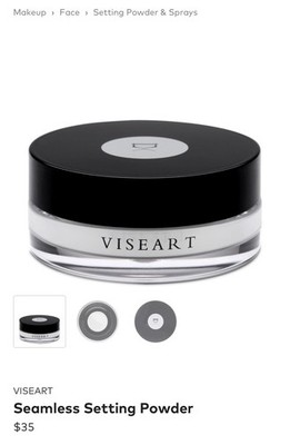 Viseart Professional Seamless Setting Powder,8g /.28OZ FULL SIZE NEW WITH BOX