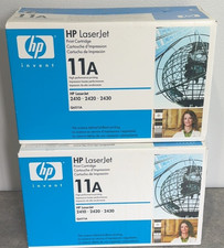 HP 11A Q6511A Black Toner Cartridge Laserjet 2410 2420 2430 LOT OF 2 NEW SEALED