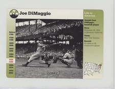 1994-2001 Grolier Story of America Life in America Joe DiMaggio #40-12 HOF 0w6