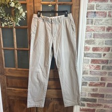 Polo Ralph Lauren Men Pants 32x32 Tan Classic Fit Chino Pants Preppy Casual