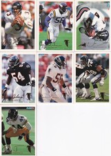 1994 FLEER ATLANTA FALCONS 13 CARD LOT.