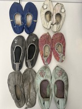 6 Paar Kaputte Löchrige Gymnastikschuhe Turn...