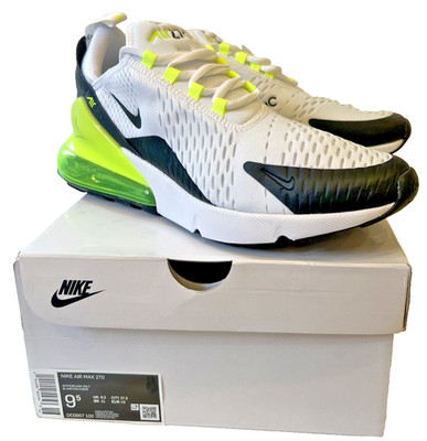 Nike Air Max 270 White Black Volt Gr.43 DC0957 100 NEU OVP