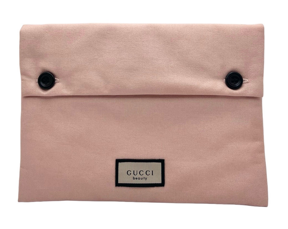 GUCCI Flora EDP Pouch Clutch Floral Lining Pink W/ Closure - Main Image