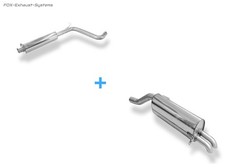  Edelstahl Sportauspuff-Komplettanlage ab OPF Skoda Fabia 4 1.0 TSI Typ PJ