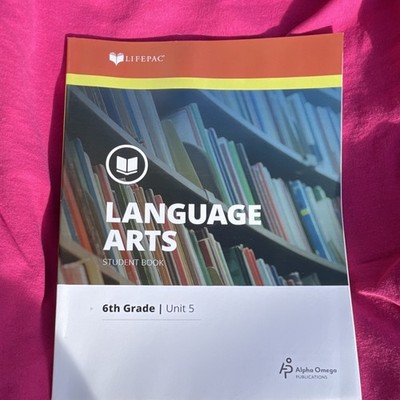 Alpha Omega Lifepac Language Arts Student Book 6th Grade Unit 5 Paperback