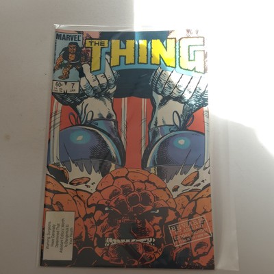 THE THING #7 Marvel Comics  1983 Vol1 Rare Vfn+ Vintage Ben Grimm Collectors FF