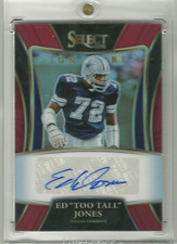 Ed "Too Tall" Jones 2021 Panini Select Signatures Refractor Auto 59/75
