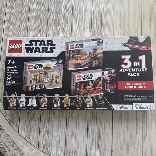LEGO Star Wars 66674 Skywalker Adventures Pack 3 In 1 - New Factory Sealed NIB