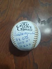 Bill Mazeroski Autographed Gold Glove Baseball W/ 3 inscriptions JSA
