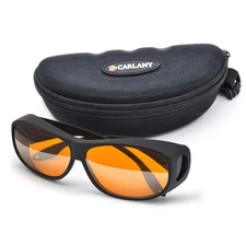 Laser Safety Goggles, 190nm-490nm OD 6+ Professional Laser Eye Protective Gla...