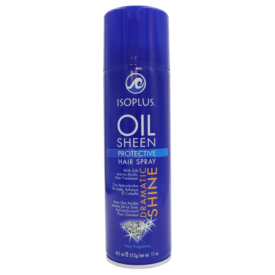 Spray para el cabello Isoplus Oil Sheen 11 oz - paquete de 2 Foto 2 de 3