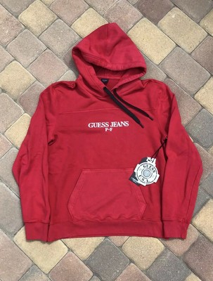 red faced sweatshirt