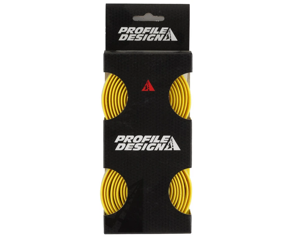 Cinta de manillar envoltura de corcho Profile Design (amarillo) (adhesiva) [TACOR9I] Foto 2 de 2