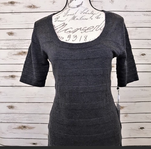 Calvin Klein Charcoal Gray Sweater 